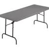 Folding Tables*ICEBERG ® IndestrucTables TOO™ 1200 Series Folding Table, 60x30", Charcoal