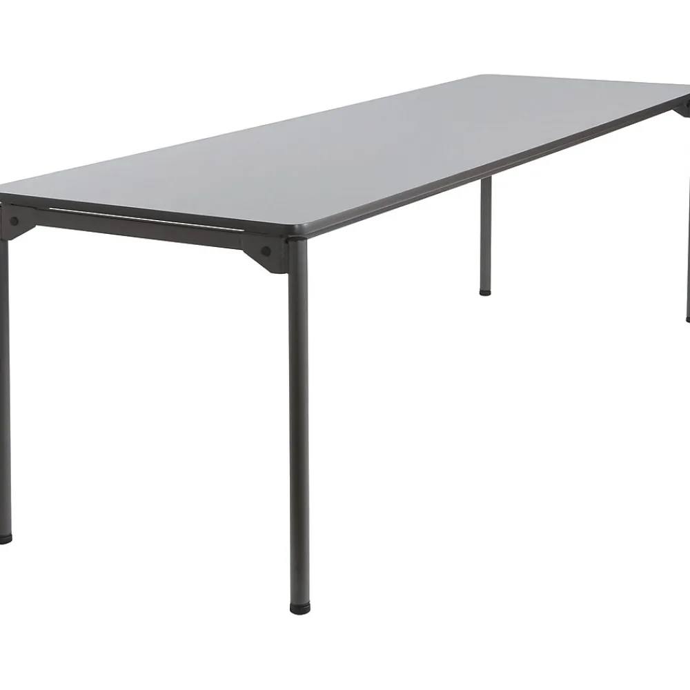 Folding Tables*ICEBERG Maxx Legroom Rectangular Folding Table, Gray, 29 1/2"H x 96"W x 30"D