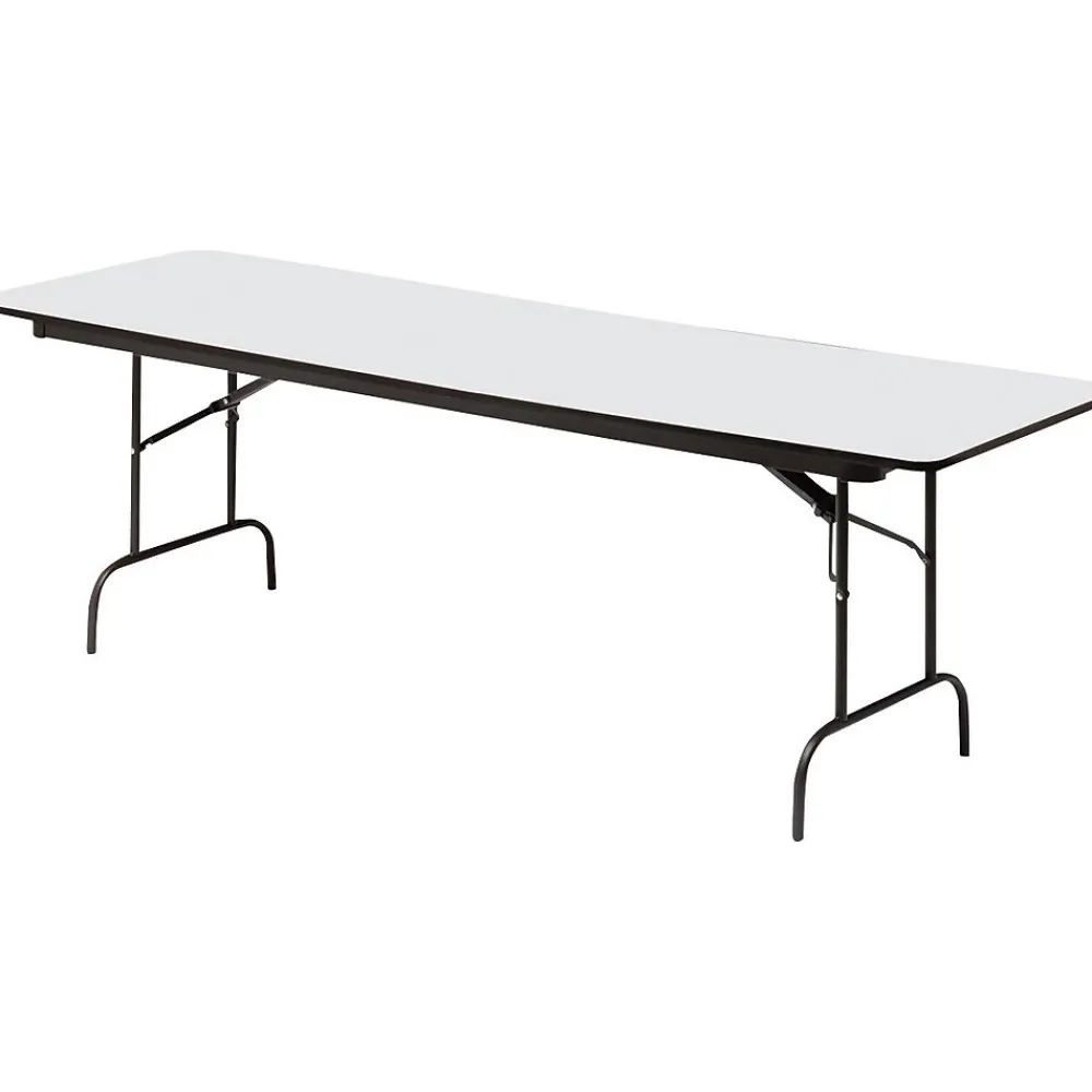 Folding Tables*ICEBERG ® Premium Wood Laminate Folding Tables, 96x30", Gray