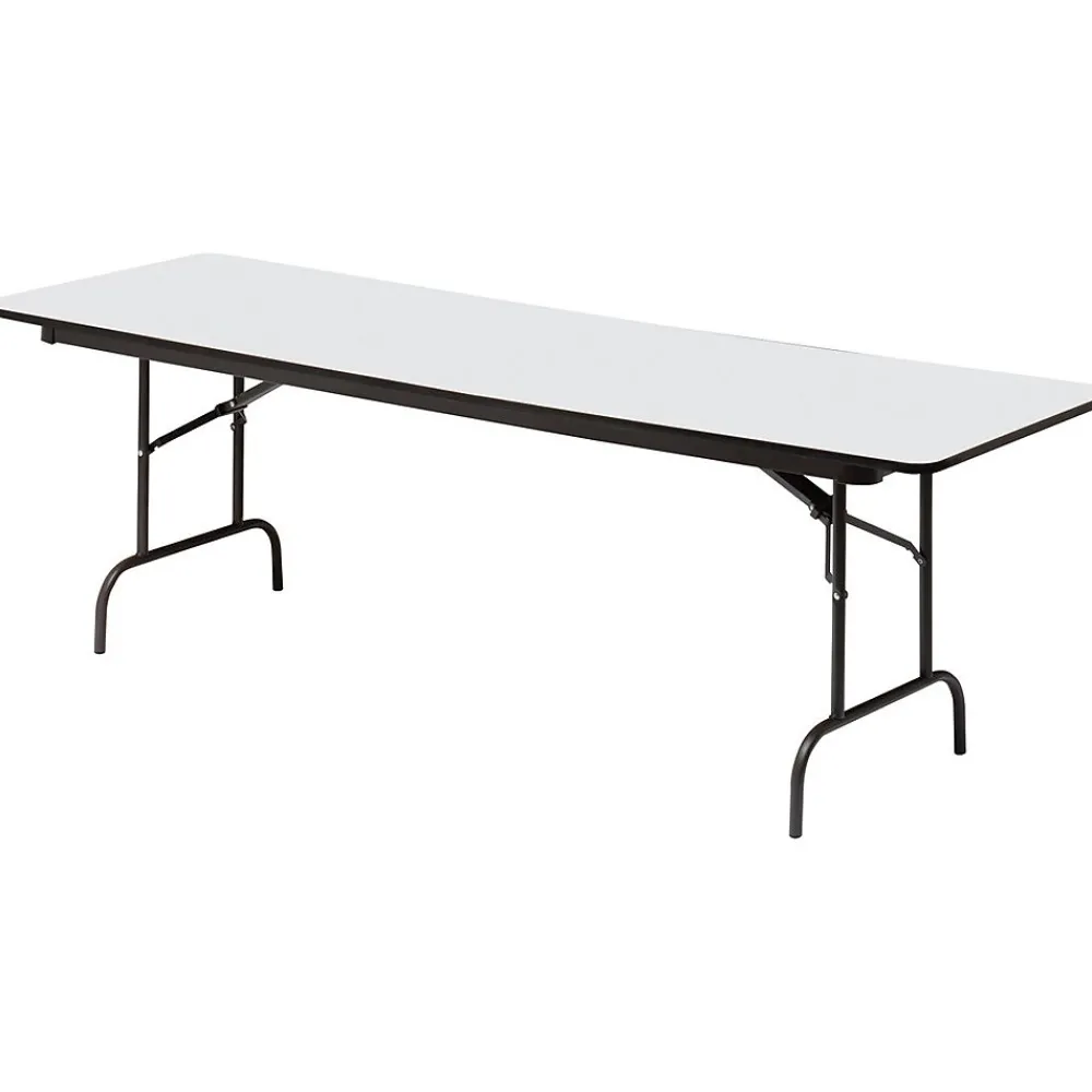 Folding Tables*ICEBERG ® Premium Wood Laminate Folding Tables, 96x30", Gray