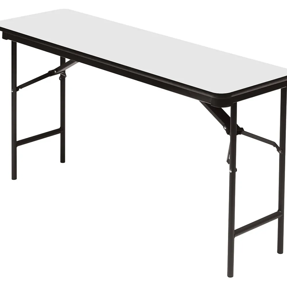Folding Tables*ICEBERG ® Premium Wood Laminate Folding Tables, 60x18", Gray