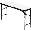 Folding Tables*ICEBERG ® Premium Wood Laminate Folding Tables, 72x18", Gray