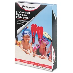 Photo Paper*Innovera Glossy Photo Paper, 4