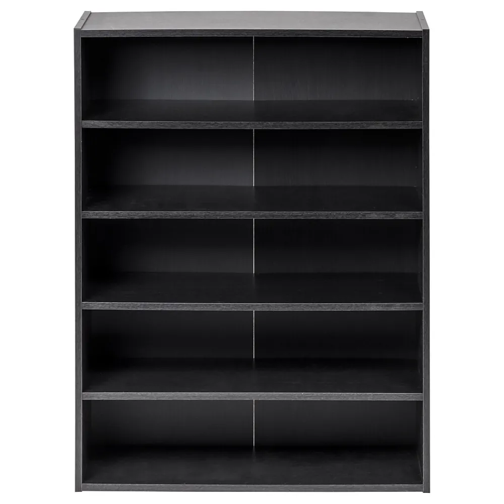 Bookcases*Iris 31.51" 5-Shelf Bookcase, Black (596985)