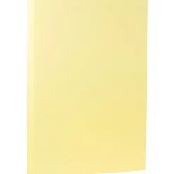 Card Stock*JAM Paper 80 lb. Cardstock Paper, 8.5" x 14", Light Yellow, 50 Sheets/Pack (16729341)