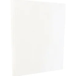 Card Stock*JAM Paper 80 lb. Cardstock Paper, 8.5" x 11", White Glossy, 50 Sheets/Pack (01034702F)