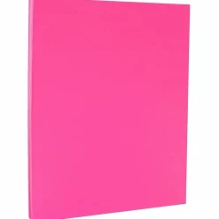 Card Stock*JAM Paper 8.5" x 11" Color Cardstock, 65lb, Ultra Fuchsia, 100/pack (184851G)