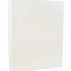 Card Stock*JAM Paper 8.5" x 11" Parchment Cardstock, 65lb, White, 100/pack (171114G)