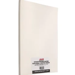 Multipurpose Paper*JAM Paper 11" x 17" Strathmore Paper, 24 lbs., 100 Brightness, 100 Sheets/Pack (203926538)