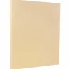 Card Stock*JAM Paper 8.5" x 11" Vellum Bristol Cardstock, 67lb, Ivory, 100/pack (169828G)