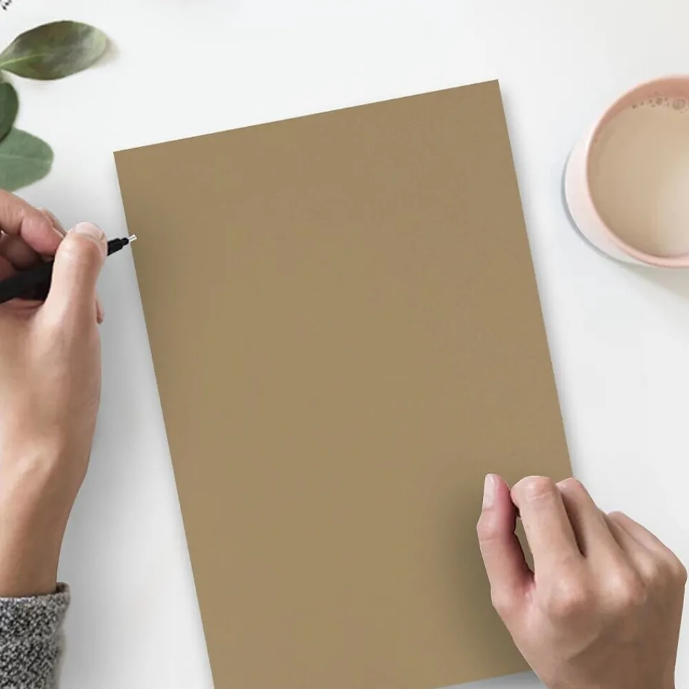 Card Stock*JAM Paper Extra Heavyweight Cardstock Paper, 130 lbs., 8.5" x 14", Brown Kraft, 25 Sheets/Pack (78832697)