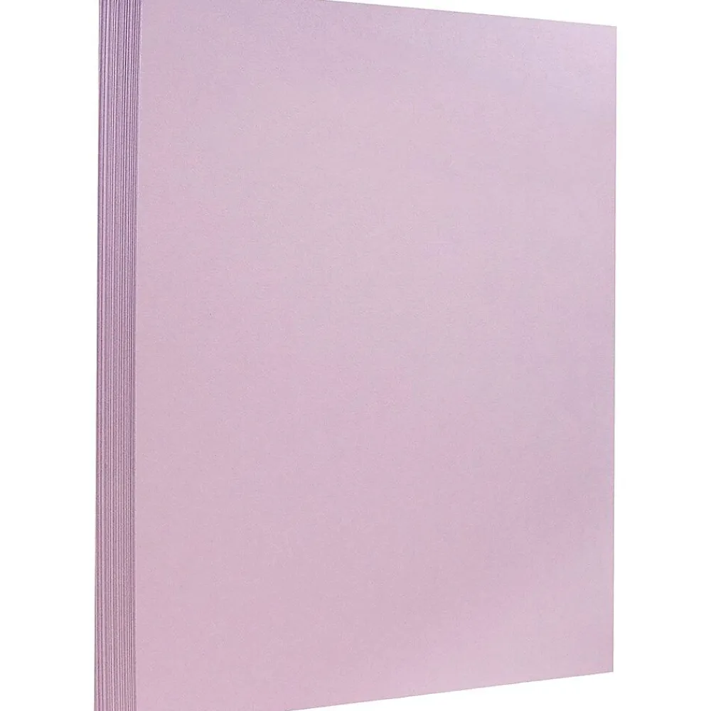 Card Stock*JAM Paper Extra Heavyweight 130 lb. Cardstock Paper, 8.5" x 11", Light Purple, 25 Sheets/Pack (296331629)