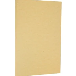 Card Stock*JAM Paper Parchment 65 lb. Cardstock Paper, 8.5" x 14", Antique Gold Yellow, 50 Sheets/Pack (17128864)