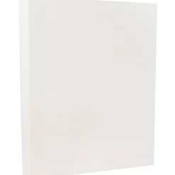 Card Stock*JAM Paper Parchment 65 lb. Cardstock Paper, 8.5" x 11", White, 250 Sheets/Ream (171114B)