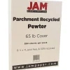Card Stock*JAM Paper Parchment 65 lb. Cardstock Paper, 8.5" x 11", Pewter Gray, 250 Sheets/Ream (96600800B)
