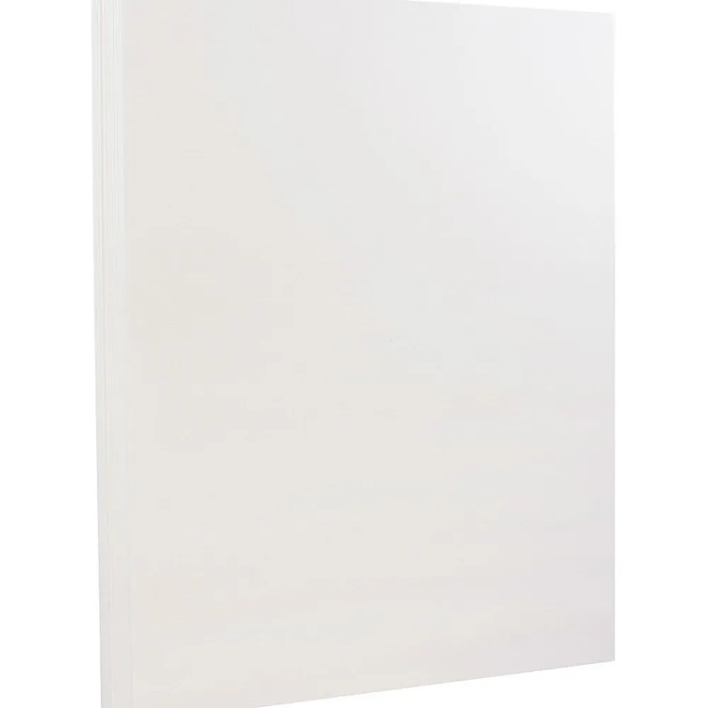Card Stock*JAM Paper Strathmore 80 lb. Cardstock Paper, 8.5" x 11", Bright White, 250 Sheets/Ream (144000B)