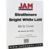Card Stock*JAM Paper Strathmore 80 lb. Cardstock Paper, 8.5" x 11", Bright White, 50 Sheets/Pack (301005)