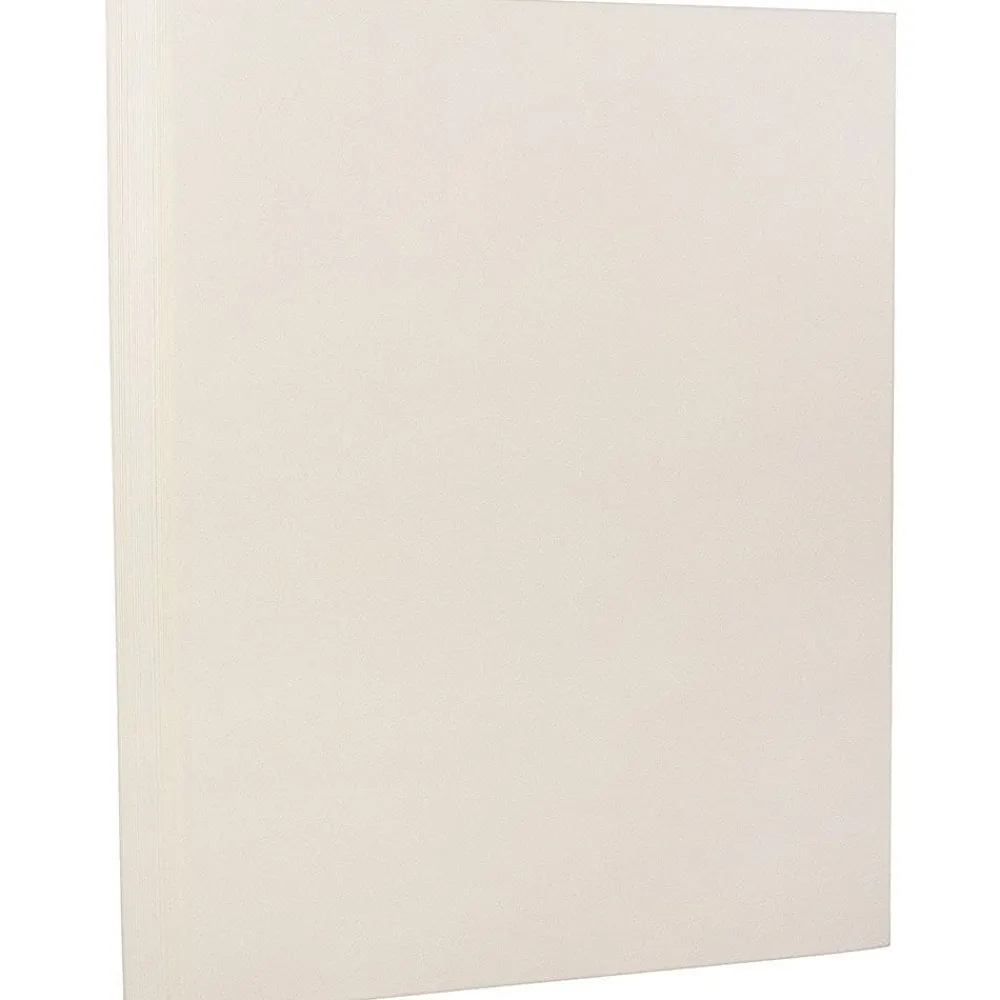 Card Stock*JAM Paper Strathmore 80 lb. Cardstock Paper, 8.5" x 11", Natural White, 50 Sheets/Pack (301115)