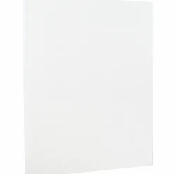 Card Stock*JAM Paper Strathmore Cardstock, 88lb, Bright White Laid, 100/pack (301005G)