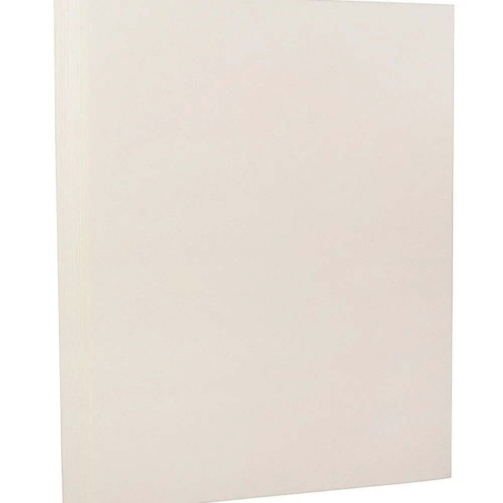 Resume Paper*JAM Paper ® Strathmore 28lb Paper, 8.5 x 11, Natural White Wove, 500 Sheets/Ream (194889B)