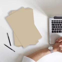 Card Stock*JAM Paper Vellum Bristol Cardstock Paper, 67 lbs., 11