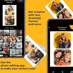 Photo Paper*Kodak Zink Premium Pre-Cut Sticker Photo Paper, 2