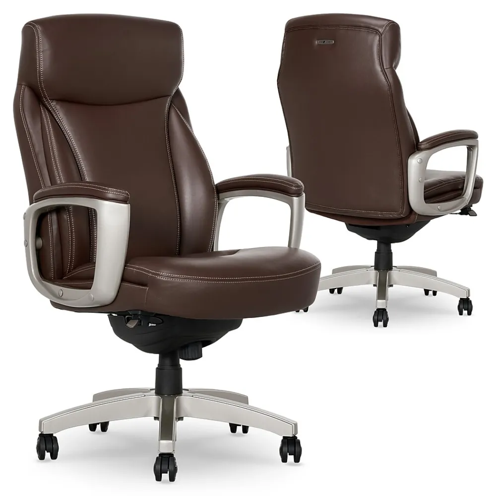 Ergonomic Chairs*La-Z-Boy Arcadian Bonded Leather Executive Chair, (60008) Brown