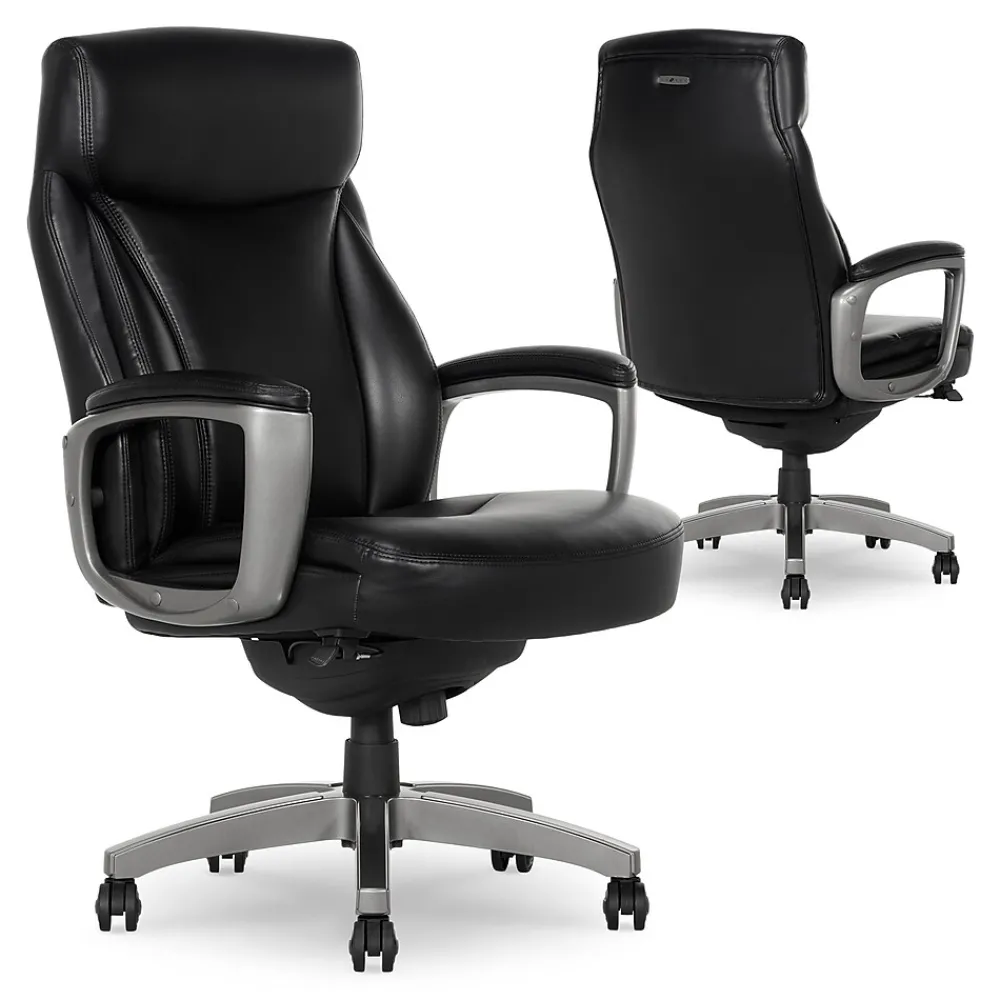 Ergonomic Chairs*La-Z-Boy Arcadian Bonded Leather Executive Chair, (60009) Black