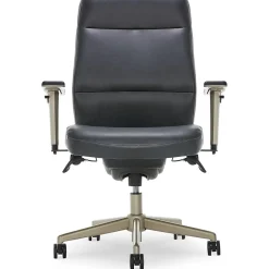 Office Chairs*La-Z-Boy Baylor Ergonomic Faux Leather Swivel Executive Chair, Black (CHR10085B)