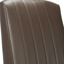Office Chairs*La-Z-Boy Bennett Ergonomic Faux Leather Swivel Executive Chair, Brown (CHR10082C)