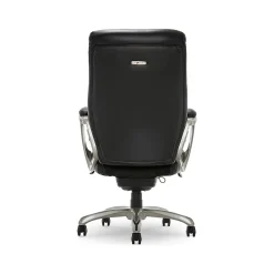 Office Chairs*La-Z-Boy Cantania Ergonomic Bonded Leather Swivel Executive Chair, Black (45776A)