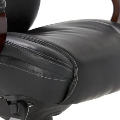 Office Chairs*La-Z-Boy Hyland Ergonomic Bonded Leather Swivel Executive Chair, Black (45779A)