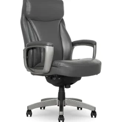 Ergonomic Chairs*La-Z-Boy Leather Executive Chair, (51446) Gray