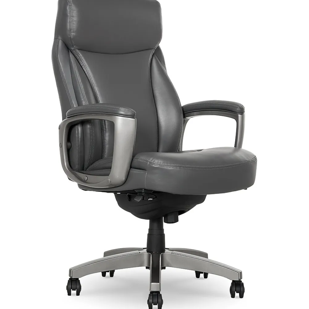Ergonomic Chairs*La-Z-Boy Leather Executive Chair, (51446) Gray