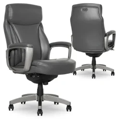 Ergonomic Chairs*La-Z-Boy Leather Executive Chair, (51446) Gray