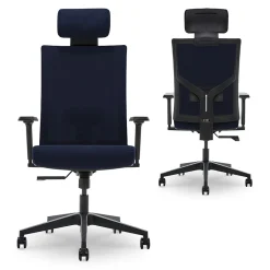 Office Chairs*La-Z-Boy Mesh Swivel Executive Chair, Navy (51489-NVY)