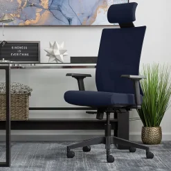 Office Chairs*La-Z-Boy Mesh Swivel Executive Chair, Navy (51489-NVY)