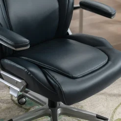Ergonomic Chairs*La-Z-Boy Meyer Ergonomic Bonded Leather Swivel Executive Chair, (60082-NVY) Navy