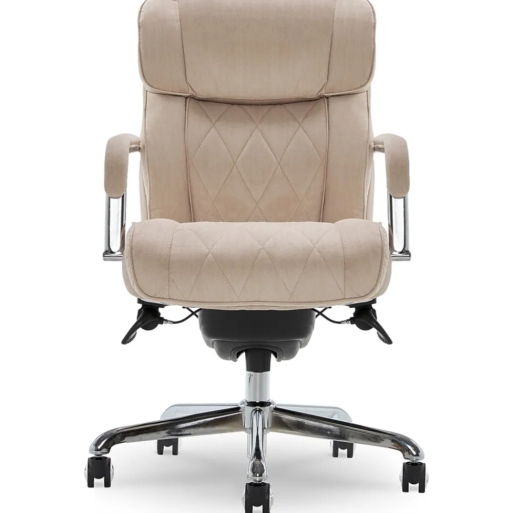 Ergonomic Chairs*La-Z-Boy Sutherland Ergonomic Fabric Swivel Computer and Desk Chair, (CHR10048D) Cream