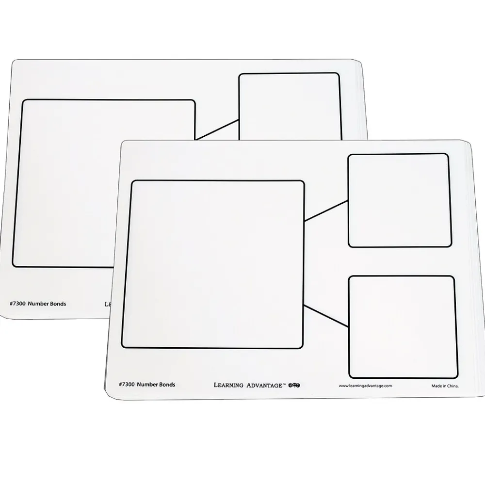 Dry Erase*Learning Advantage Dry Erase Boards - Number Bond - 10 Per Set - 2 Sets (CTU7300-2)