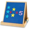 Dry Erase*Learning Resources Double-Sided Tabletop Easel, 19-3/4"H, Magnetic Whiteboard (LER7286)