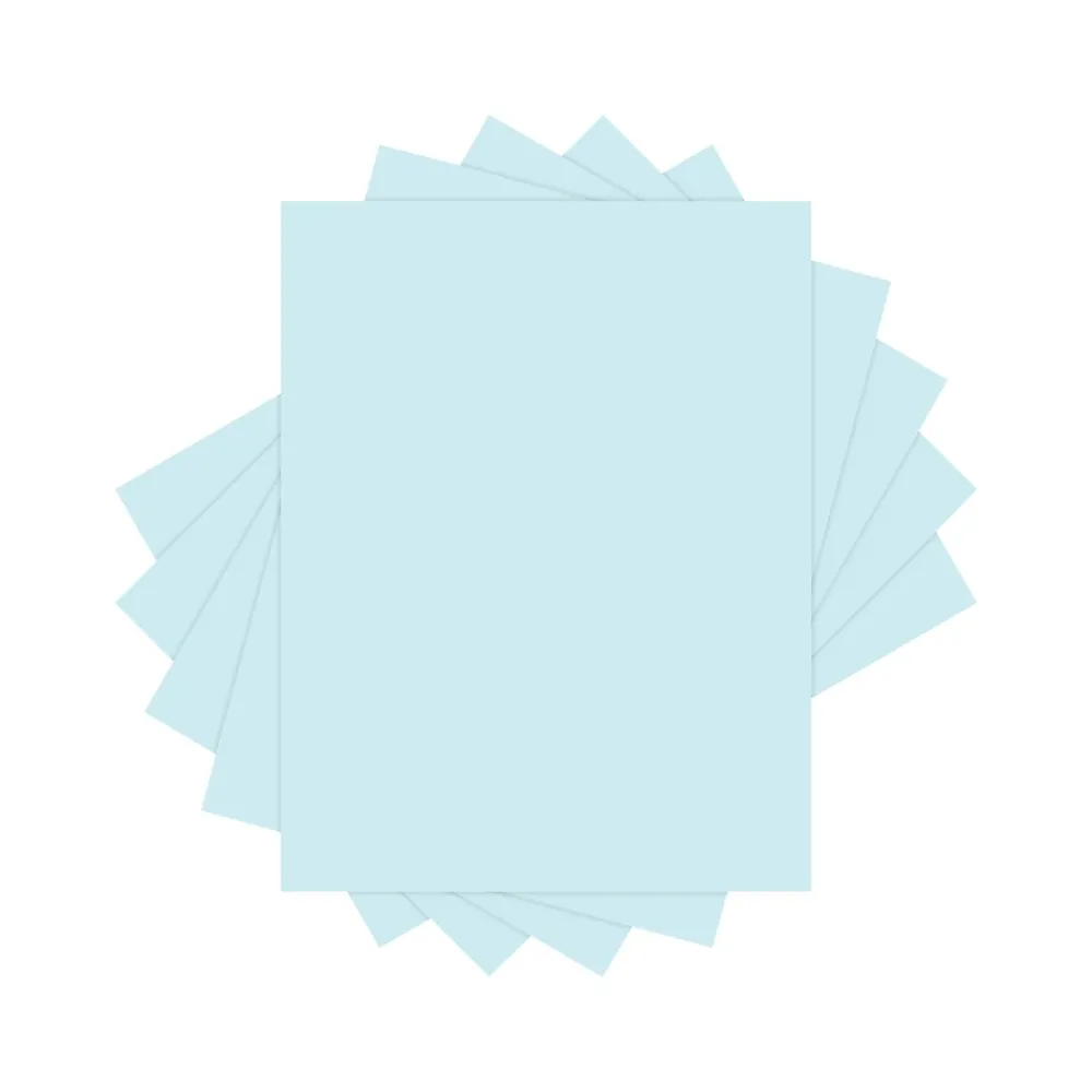 Multipurpose Paper*Lettermark Colors 30% Recycled Colored Paper, 20 lbs., 8.5" x 11", Blue, 500 Sheets/Ream (94284)