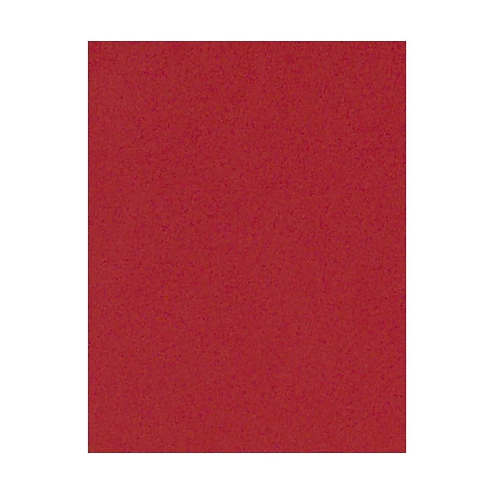 Card Stock*LUX 100 lb. Cardstock Paper, 8.5" x 11", Ruby Red, 50 Sheets/Pack (81211-C-76-50)