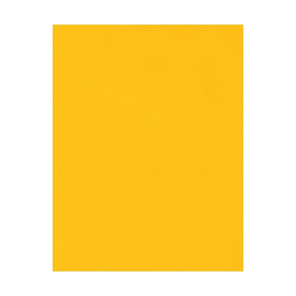 Card Stock*LUX 100 lb. Cardstock Paper, 8.5" x 11", Sunflower Yellow, 1000 Sheets/Pack (81211-C-84-1000)