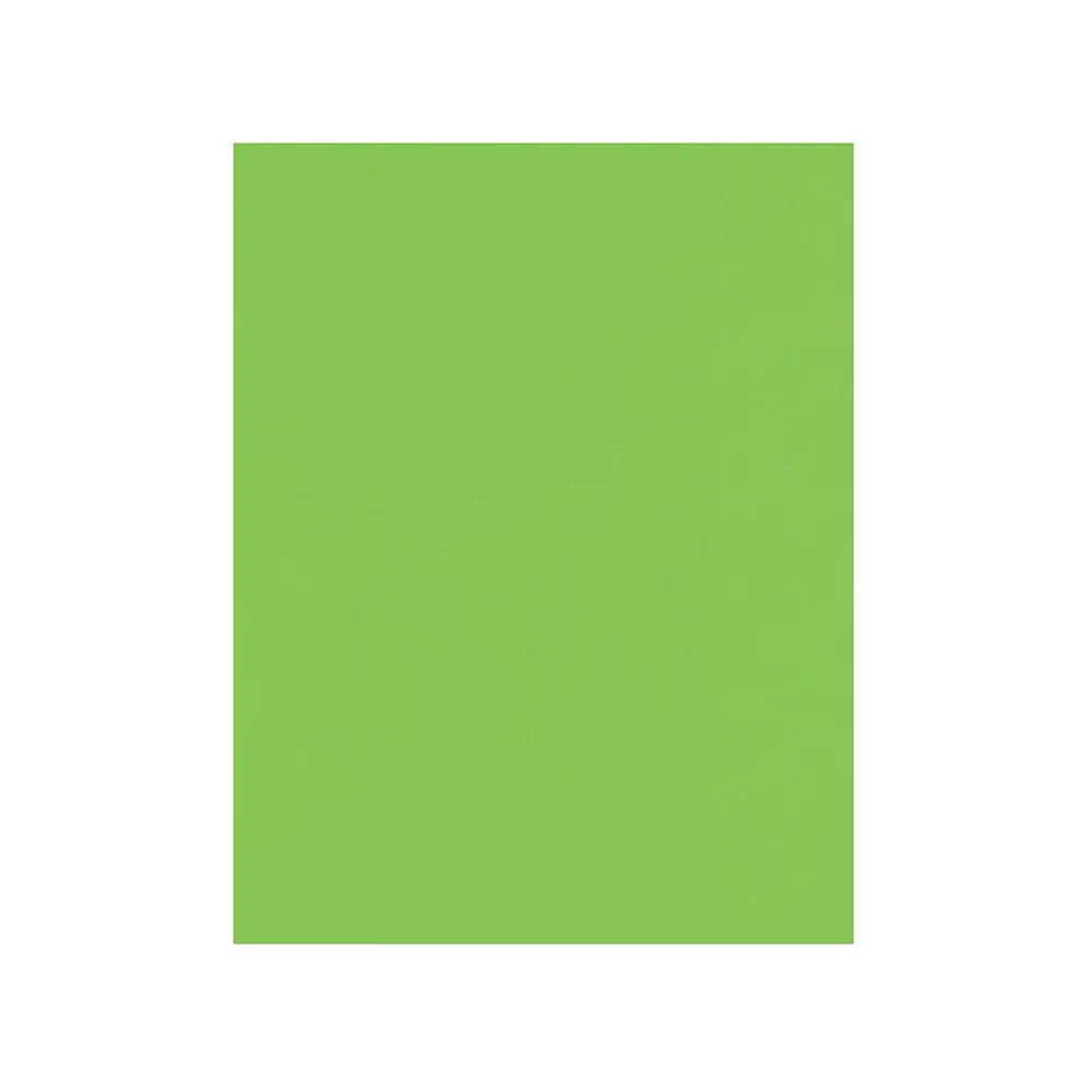Card Stock*LUX 100 lb. Cardstock Paper, 8.5" x 11", Limelight Green, 250 Sheets/Pack (81211-C-199-250)