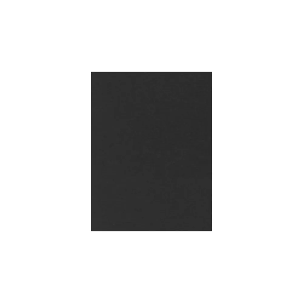 Card Stock*LUX Linen Collection 100 lb. Cardstock Paper, 8.5" x 11", Black, 250 Sheets/Pack (81211-C-BLI-250)