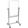Dry Erase*Luxor ® Double Sided Magnetic Whiteboard; Aluminum Frame, 24" x 36" (L270)