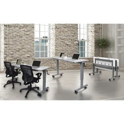 Standing Desks*Luxor 71"W Sit & Stand Desk, Melamine (STAND-NESTC-72)