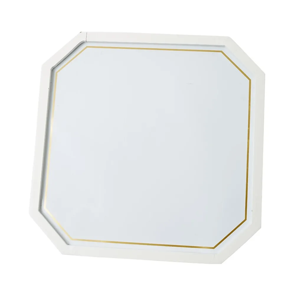 Dry Erase*Martha Stewart Mobile Dry-Erase Whiteboard, Wood Frame, 14" x 14" (MS104G)