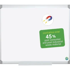 Dry Erase*MasterVision ® Earth Magnetic Dry Erase 2'x 3' Aluminum Frame (BVCMA0307790)